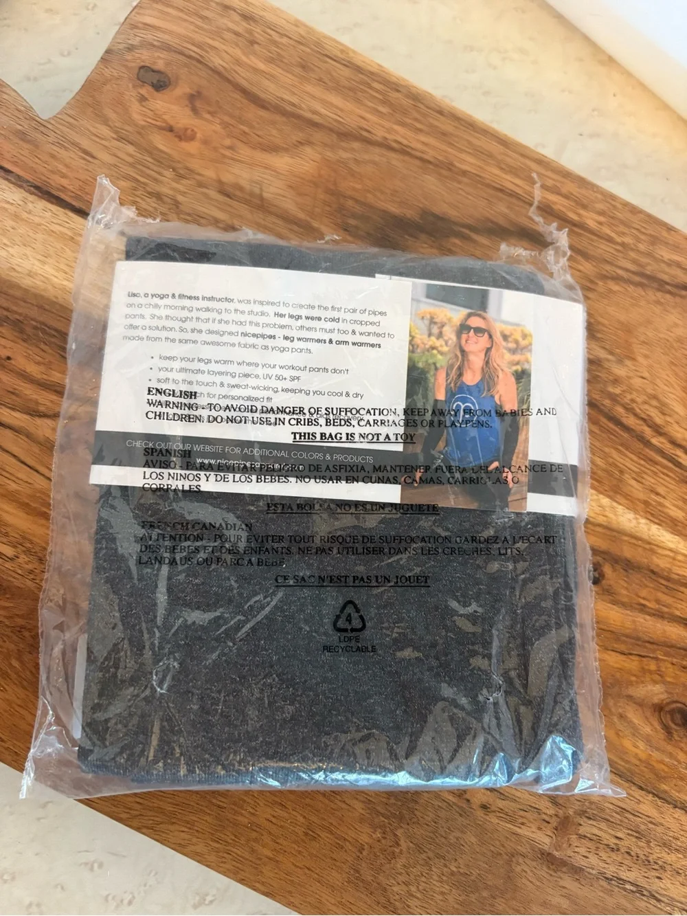 NWT Nicepipes Knee High Leg Warmers - As Seen on Shark Tank for fitness and yoga